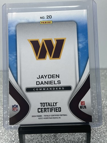 Espejo Jayden Daniels #20 2024 Panini totalmente certificado - Franchise Foundations - Imagen 2 de 2