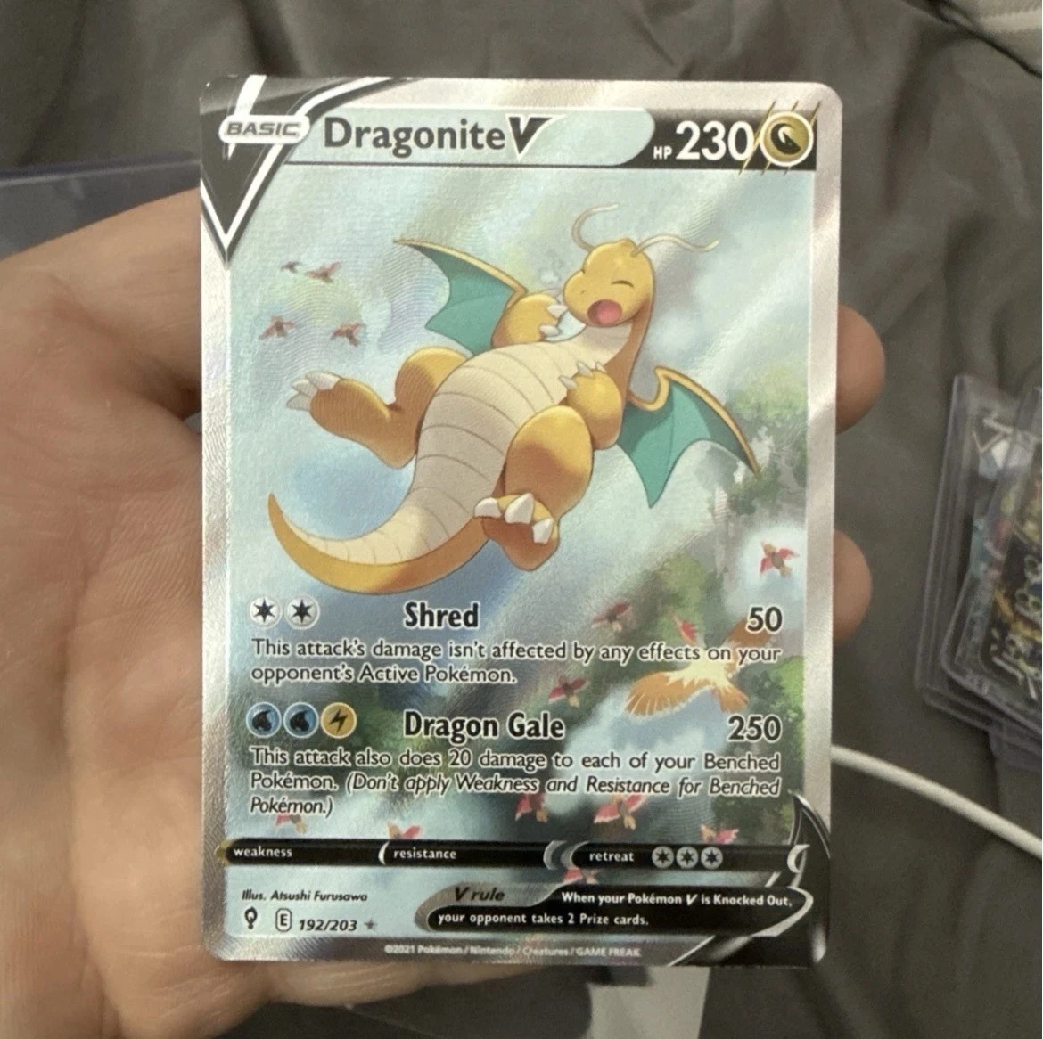 Dragonite V Pokémon TCG Cards for sale
