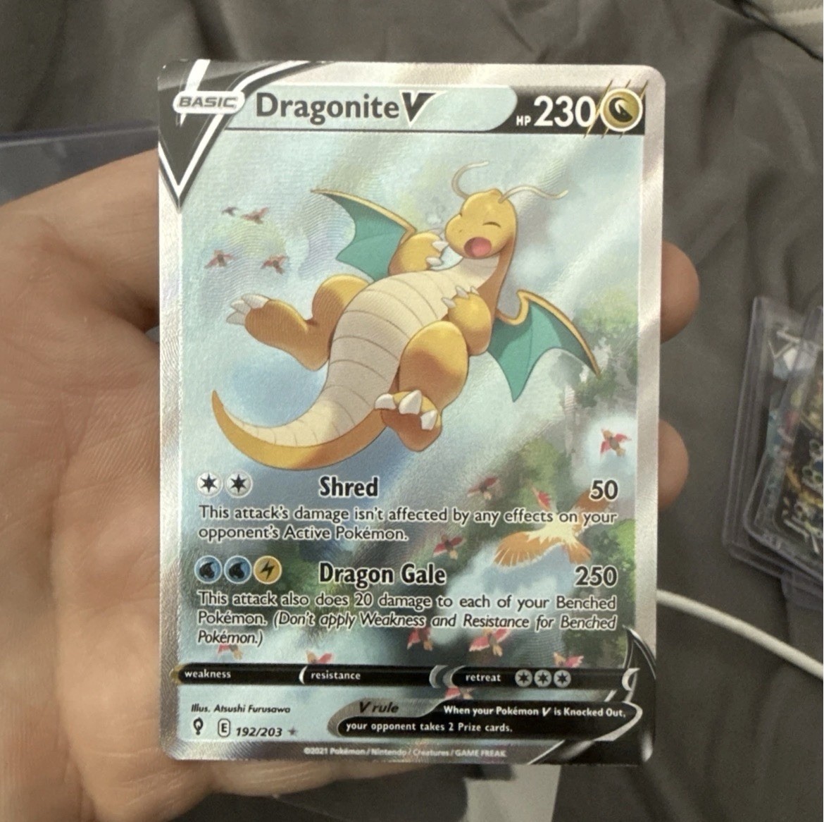 Pokemon Mystery Grab Dragonite V 192/203 Alt Art -Read Description