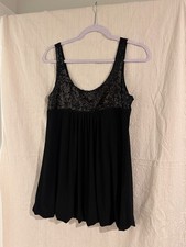 Vintage Y2K Body Central Black Sequin Babydol...