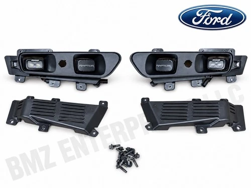 OEM 24-26 Ford F-150 Raptor RIGID Fog Light Bezel Pair RH LH W/ HARDWARE video thumbnail