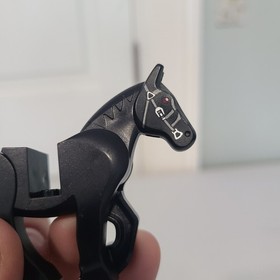 Lego Minifigure Lord of the Rings Black Horse With Dark Red Eyes 9472 79007 Sets