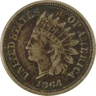 1864 Indian Head Copper-Nickel Cent VF Very Fine Details SKU:CP1129
