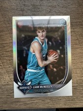 2025-26 Bowman Chrome Liam Mcneeley Red Rookie Shield Refractor (RC) SP #BRR-229