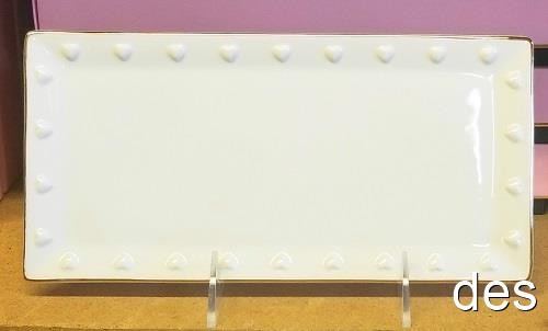 Kate Spade ~ HEART TO HEART Jewelry Tray ~  New Pink box thumbnail 3