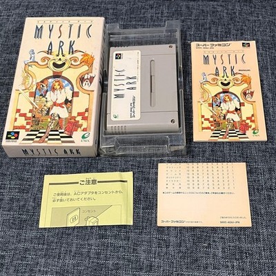 Mystic Ark Super Famicom SFC Box Manual NTSC-J Japan Import SNES