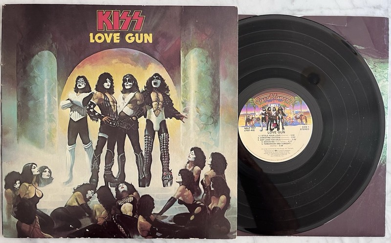KISS Love Gun Vinyl Record Album LP 1st Orig 1977 Press STERLING Pitman EX NICE