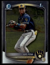 2025 Bowman Chrome Prospects Luis Pena BCP-38 1st Bowman RC