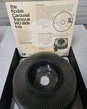 Kodak Carousel Transvue 140 Projector Slide Trays With Original Boxes 5 total