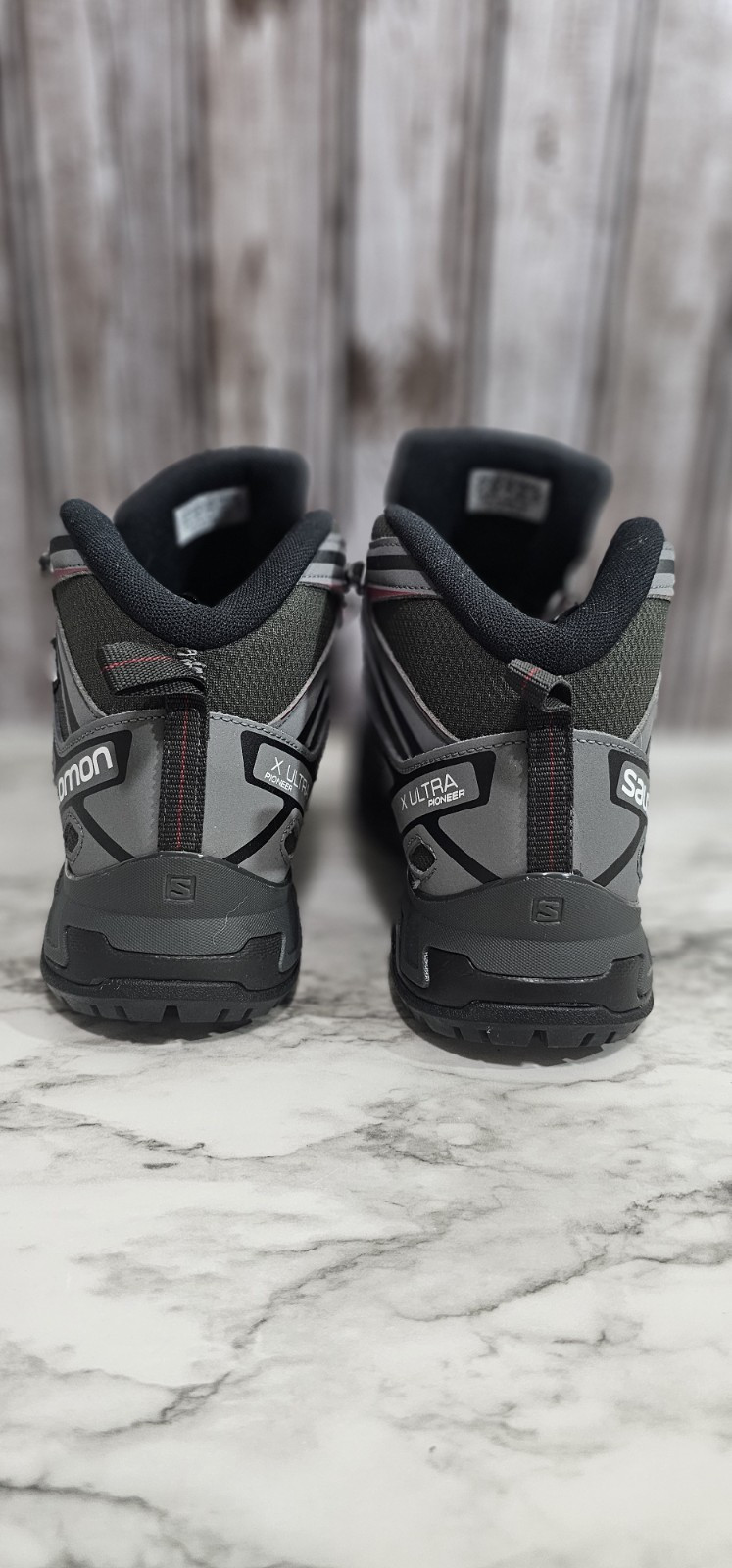 Salomon Taglia 9 X Ultra Pioneer Scarpone da Escursionismo Impermeabile Torba Rosso Nero (416710)