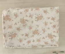 Floral Sham set, Peachy Pink Flowers, Reverses To Stripes, NWOT 100 cotton