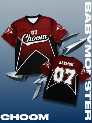 FOOTBALL JERSEY SHIRT FOR MONSTIEZ CHOOM WORLD TOUR CONCERT