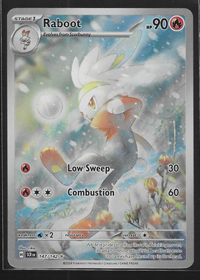 raboot pokemon card price Amazon.com: Pokemon - Raboot 027/142 main image 1