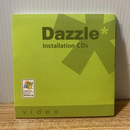 Dazzle Installazione CD Disk PC Software per sistema operativo Windows
