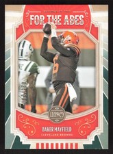 2019 PANINI LEGACY BAKER MAYFIELD FTA-BM FOR THE AGES GREEN 25/100 BROWNS