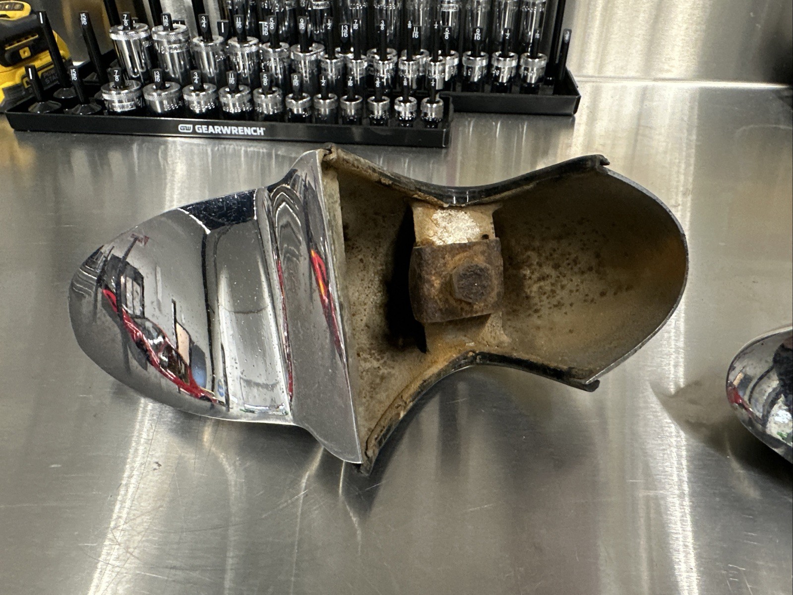 ASTON MARTIN DB4 Rear Bumper Overriders LH & RH Original equipment
