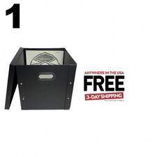 1 CheckOutStore Black 12" LP Vinyl Record 33 RPM Storage Box 1-3 DAYS