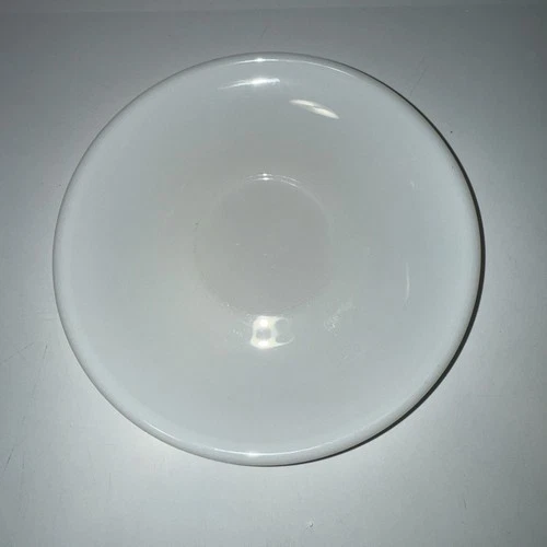 Vintage Pyrex True Opal 6.25” Milk Glass Saucer USA Vintage 1950s
