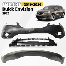 For 2019 2020 Buick Envision Front Lower Upper Bumper Cover Assembly & Grille