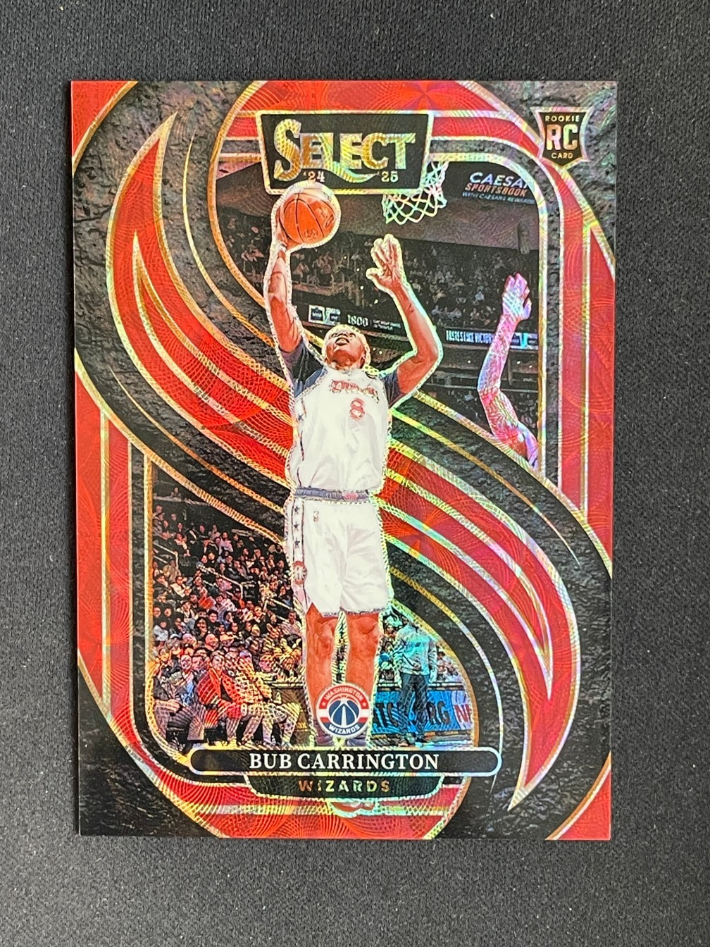 Bub Carrington 2024-25 Panini Select Premier Level Red Scope 093/249 RC #197