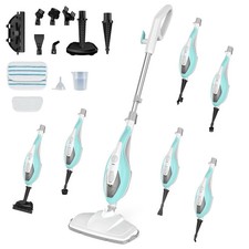 10-in-1 Steam Mop, 1550W Detachable Handheld Steam Cleaner for Floor Cleaning...