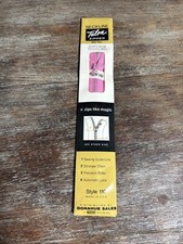 Vintage Talon Neckline Metal Zipper 22” Dusty Rose Style 110 NOS Made in USA