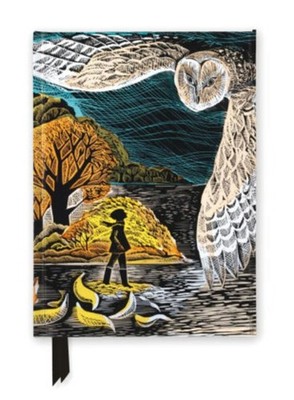 Angela Harding: October Owl (Foiled Journal) Flame Tree Publishing