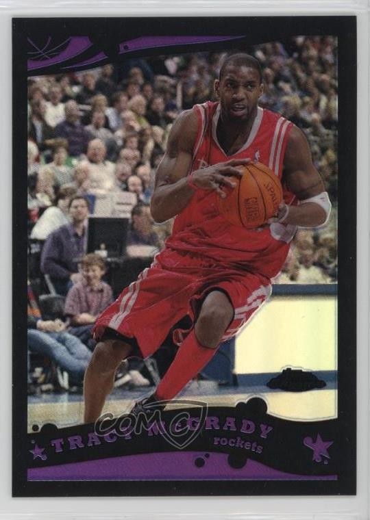 2005-06 Topps Chrome Black Refractor 270/399 Tracy McGrady #110 HOF 0x2s