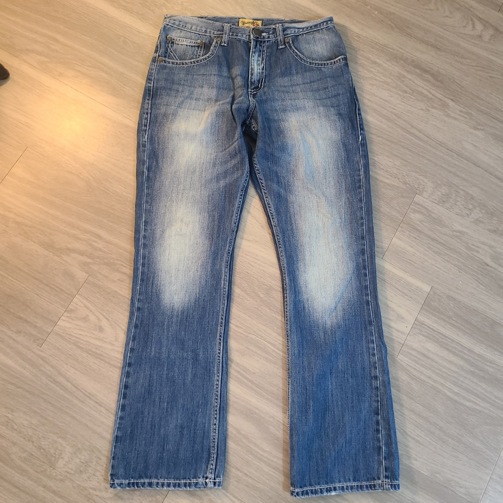 20x Style 42 Vintage Bootcut Men's Tag 34x34(34x32.5) Blue D