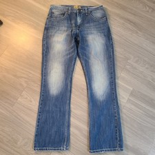 Wrangler Jeans 20x Style 42 Vintage Bootcut Men's Tag 34x34(34x32.5) Blue Denim