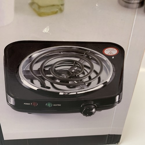 Mainstays 1100W Portable Electric Hot Plate Burner Cooktop Stove – Black – 120V - Picture 4 of 6