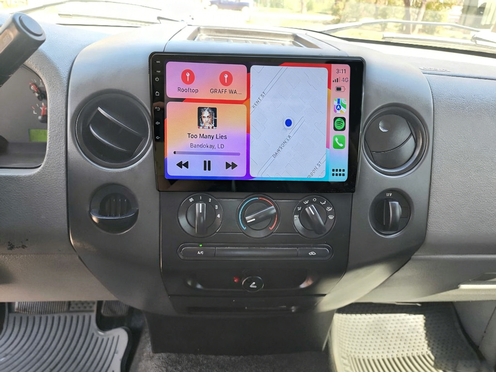 2+32G Android13 Car Stereo Radio Carplay GPS Navi For 2004-2014 FORD F150/250/35