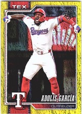 2026 Topps #318 Adolis García Yellow Holo Foil #/399