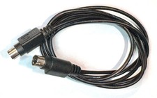 Vintage Black 5 ft S-Video 4 Pin Mini DIN Male-Male Cable