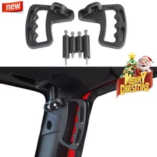 2pc Aluminium alloy Grab Handle for 07-18 Jeep Wrangler JK JKU 2/4Dr Front Black