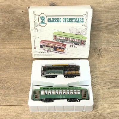 Vintage 2 Classic Streetcars Desire Trolley & San Francisco Cable Car New In Box
