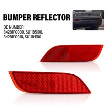 Rear Bumper Reflector Light Lamp Case Left&Right Fit 2016-2017 Subaru Crosstrek