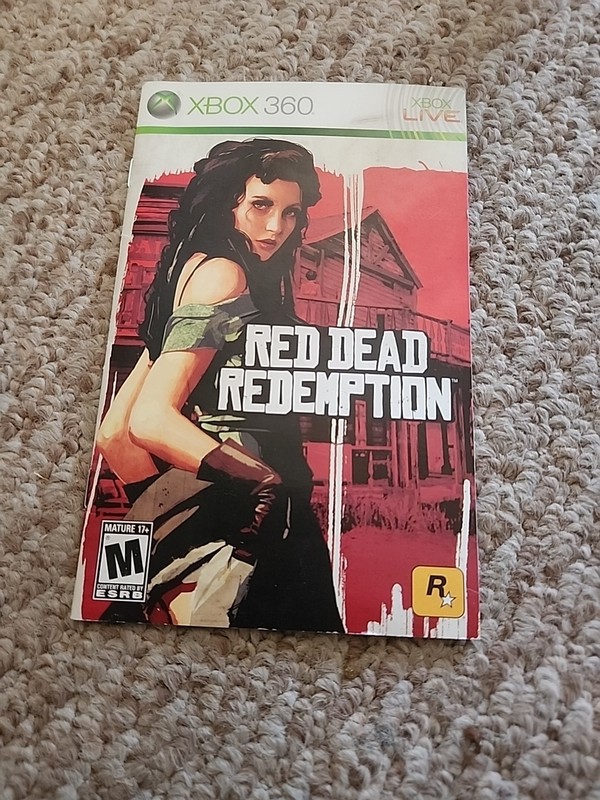 XBOX 360 Red Dead Redemption Manual Only