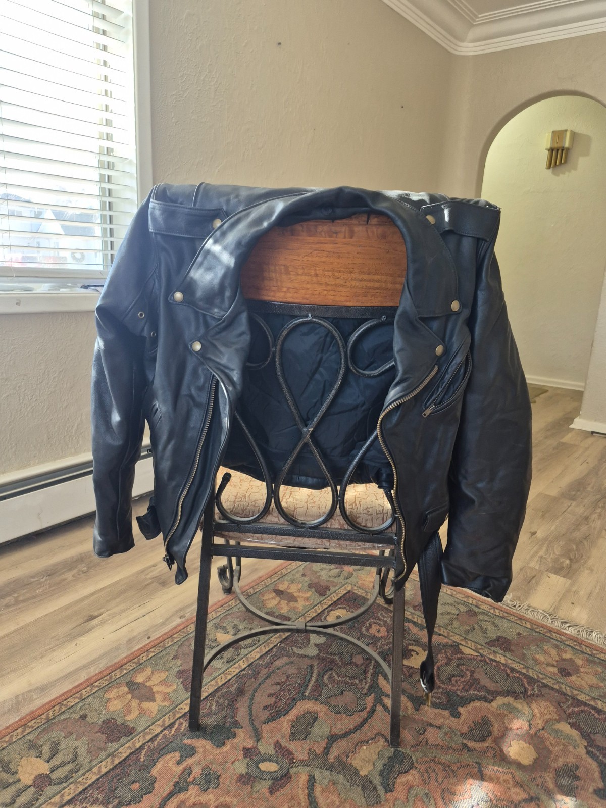 Protech Performance Leather Motorcycle Jacket wit… - image 3