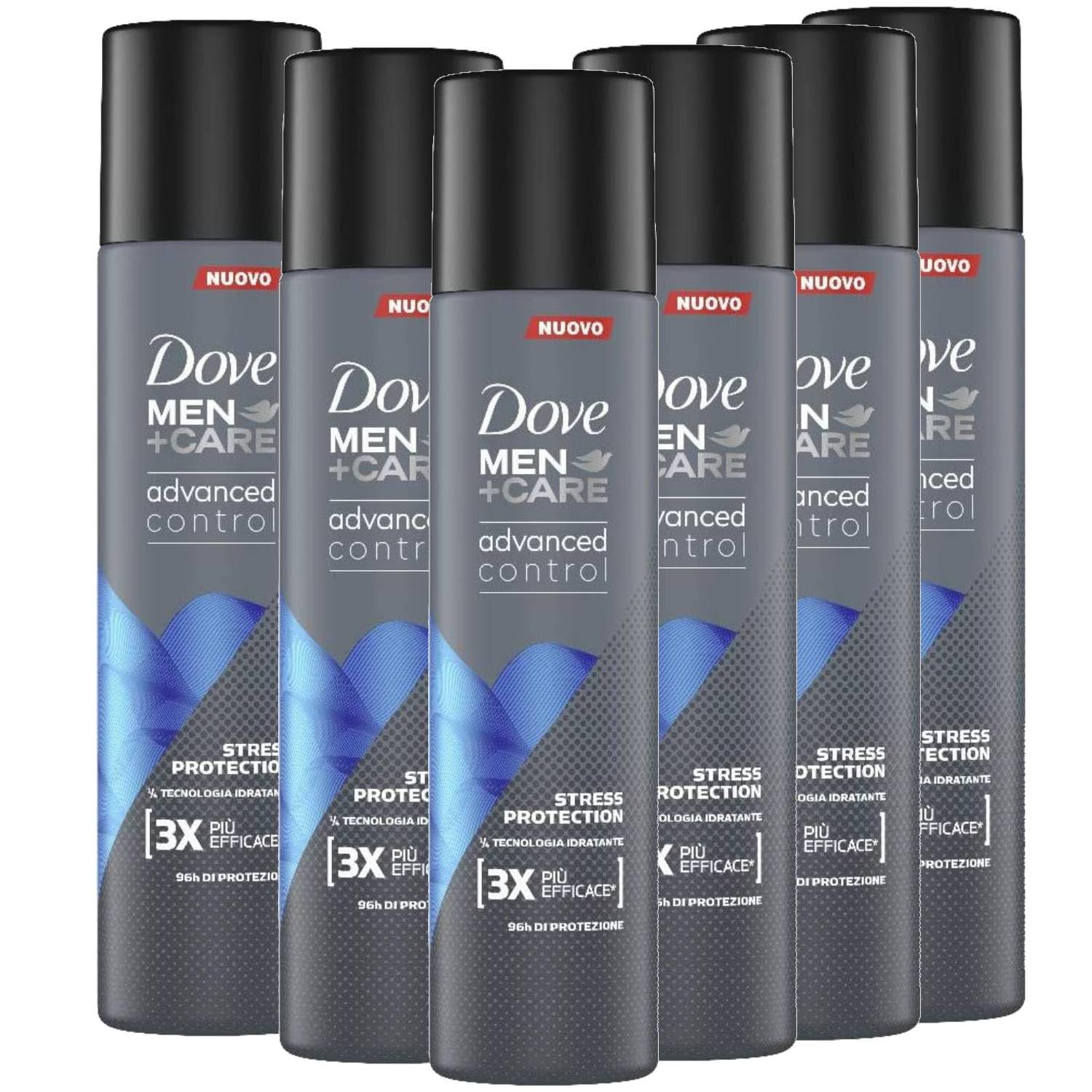 Dove Deodorante Uomo Advanced Control Stress Protection 96H Spray 100 Ml (W4H)