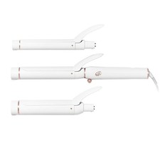 T3 Switch Kit Curling Iron 3 Interchangeable Barrels White T3 Switch Kit Curling Iron 3 Interchangeable Barrels White