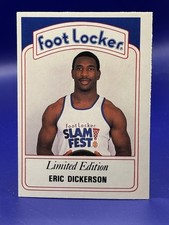 Eric Dickerson 1991 Foot Locker Slam Fest Basketball Card # 7