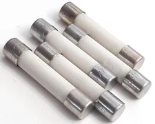 LOT OF 5 EACH MDA-3 MDA3 3A BUSS BUSSMANN 250V FUSES SLOW BLOW