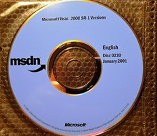 Microsoft Visio 2000 Professional / Standard / Technical Editions w/ Key License