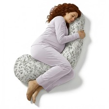 BellaMoon C-Shaped Pregnancy Pillow 55" Maternity Body Pillow for Sleeping Suppo