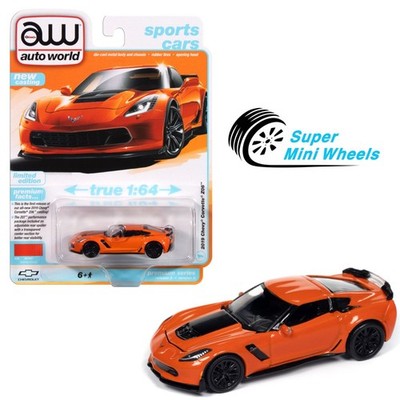 Auto World 1:64 2019 Chevrolet Corvette Z06   Orange