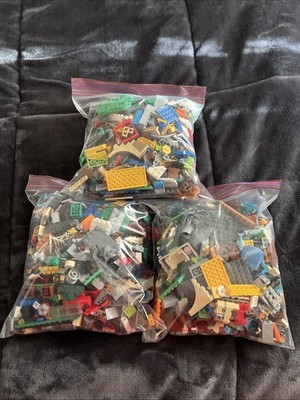 LEGO 6 lbs Pounds Of Random Parts-Pieces-Building Plates-Blocks-Accessories-Etc