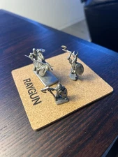 Ral Partha Metal Miniatures Lot – Knight Cavalry -Knight Axeman & Dwarf Axeman