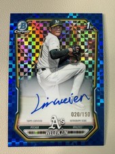 Wei-En Lin 2026 Bowman Chrome 1st Bowman AUTO Blue /150 Oakland A's Prospect 🔥