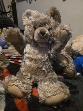 Vintage Curly Haired Mohair Jointed Steiff Bear Zotty 1960s LARGE